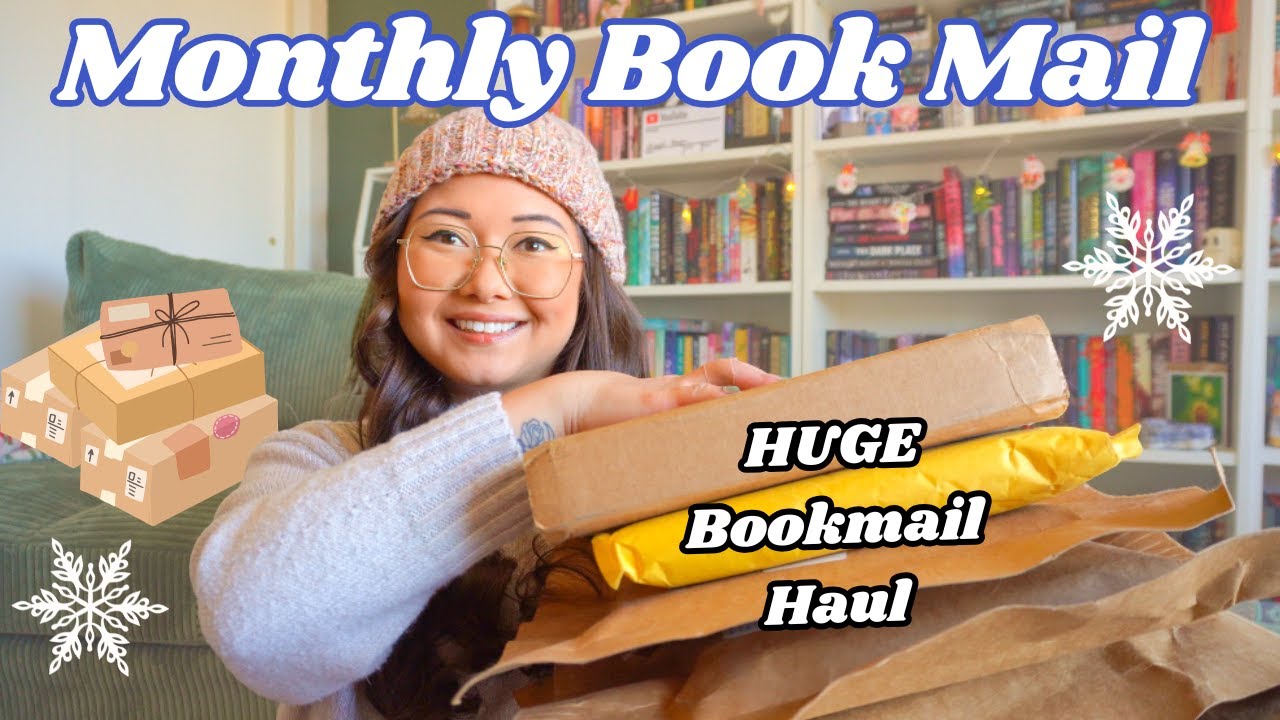 📚 Unboxing Monthly PR Book Mail 📚 | HUGE Book Haul - 🎄Bookmas Day 8