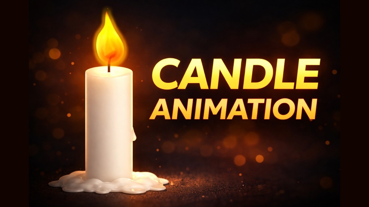 Candle Animation in PowerPoint Tutorial | PowerPoint Presentation Topic Animation Diwali Special