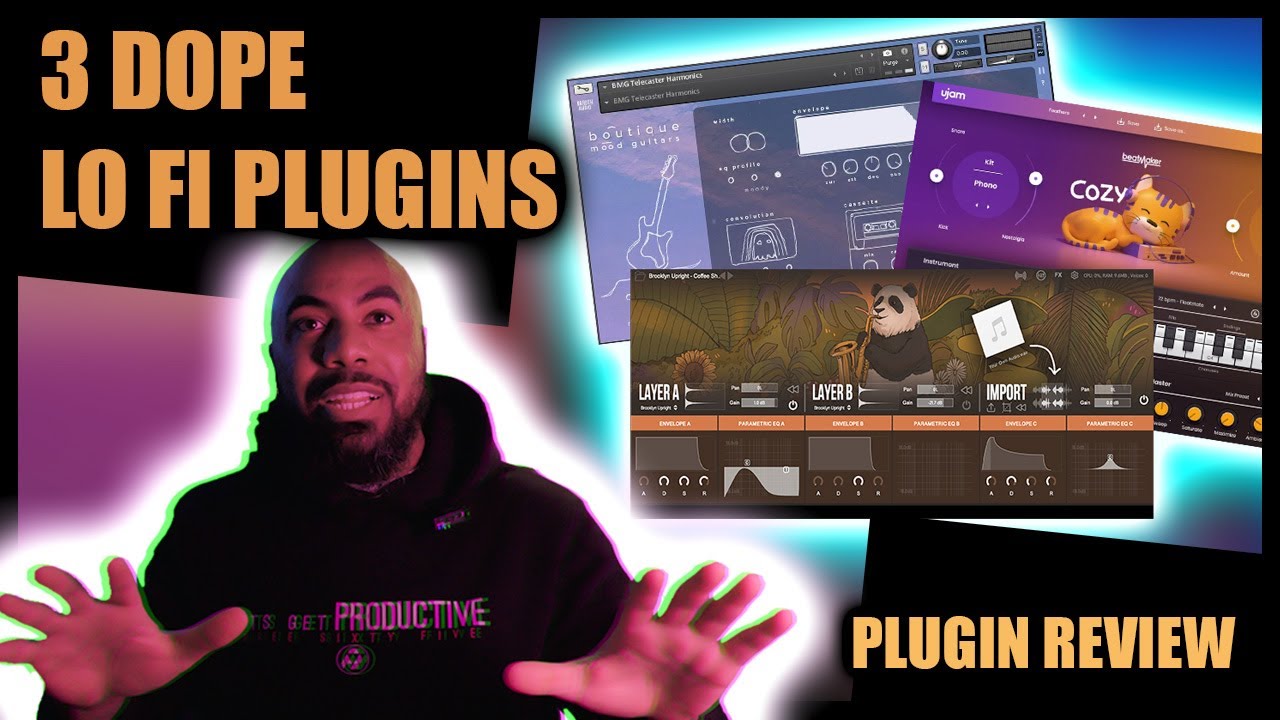 3 DOPE Lo Fi Plugins (Lo Fi Panda 3,Mood Guitars & Cozy Beatmaker) VST Review