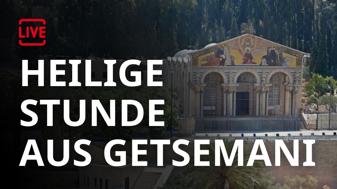LIVE: Heilige Stunde aus der Basilika von Getsemani, Jerusalem