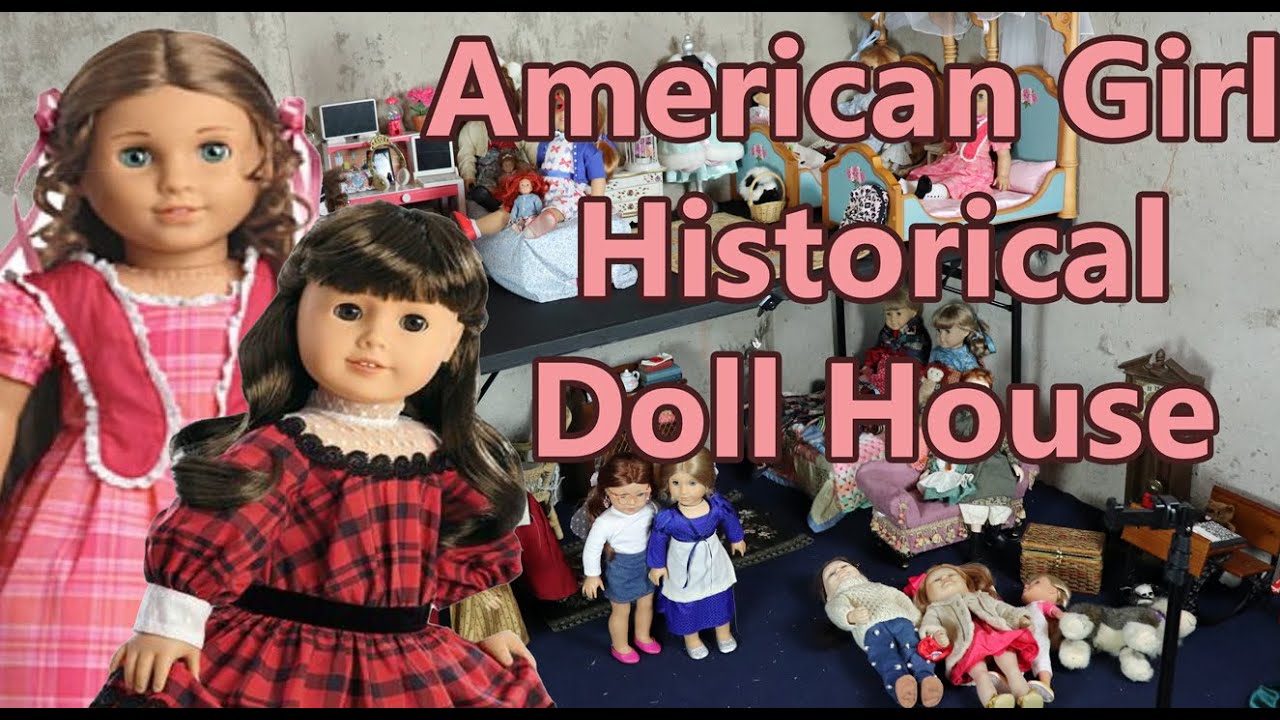 NEW American Girl Historical Doll House Tour! Cheap 18 inch doll house DIY - Doll Collector Videos
