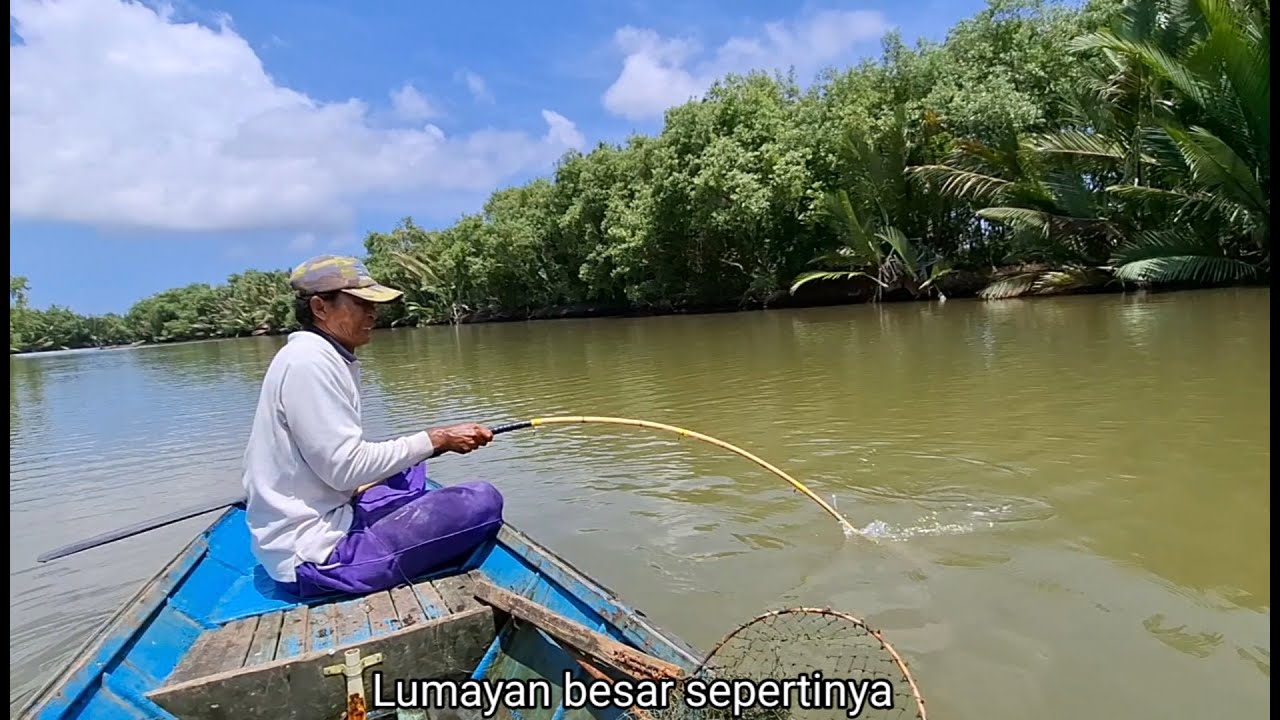 Berkat usaha mencari spot baru,dapat sambaran ikan kakap besar