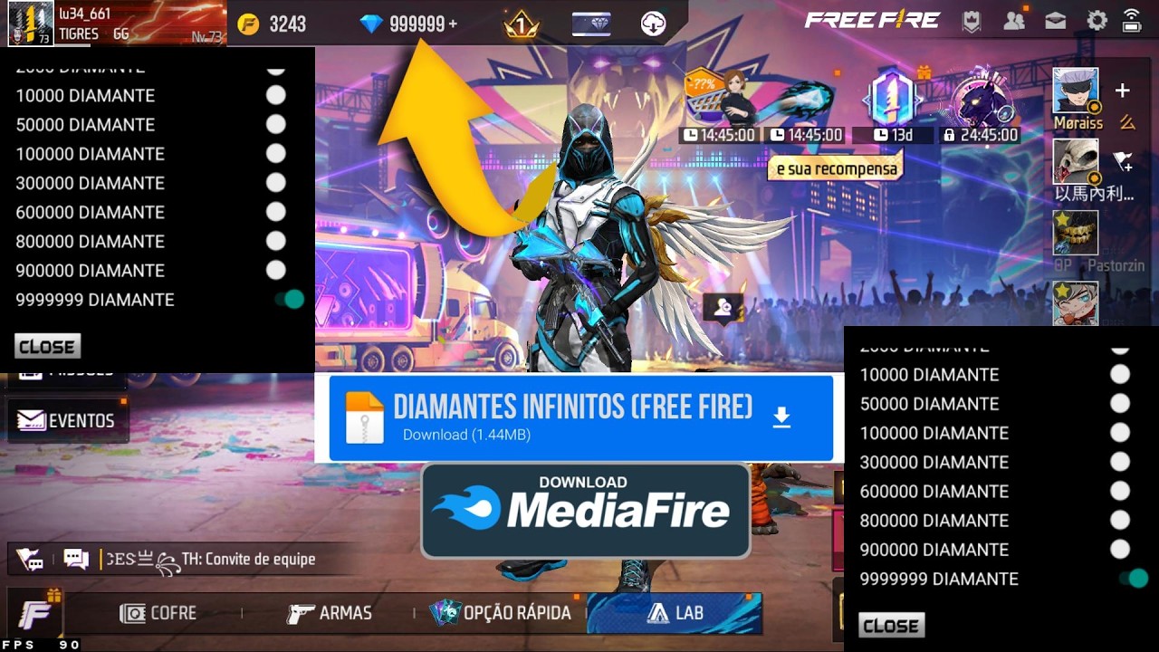 ✅Como Baixar e Colocar DIAMANTE infinitos PARA CELULAR/MOBILE e PC (LINK DIRETO)🔗 atualizado