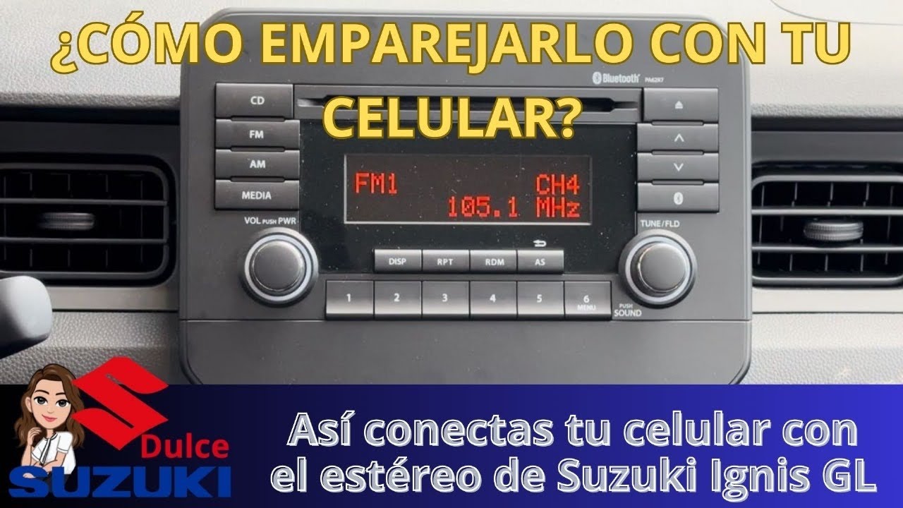Cómo conectar el estéreo análogo de Ignis GL con el celular vía Bluetooth