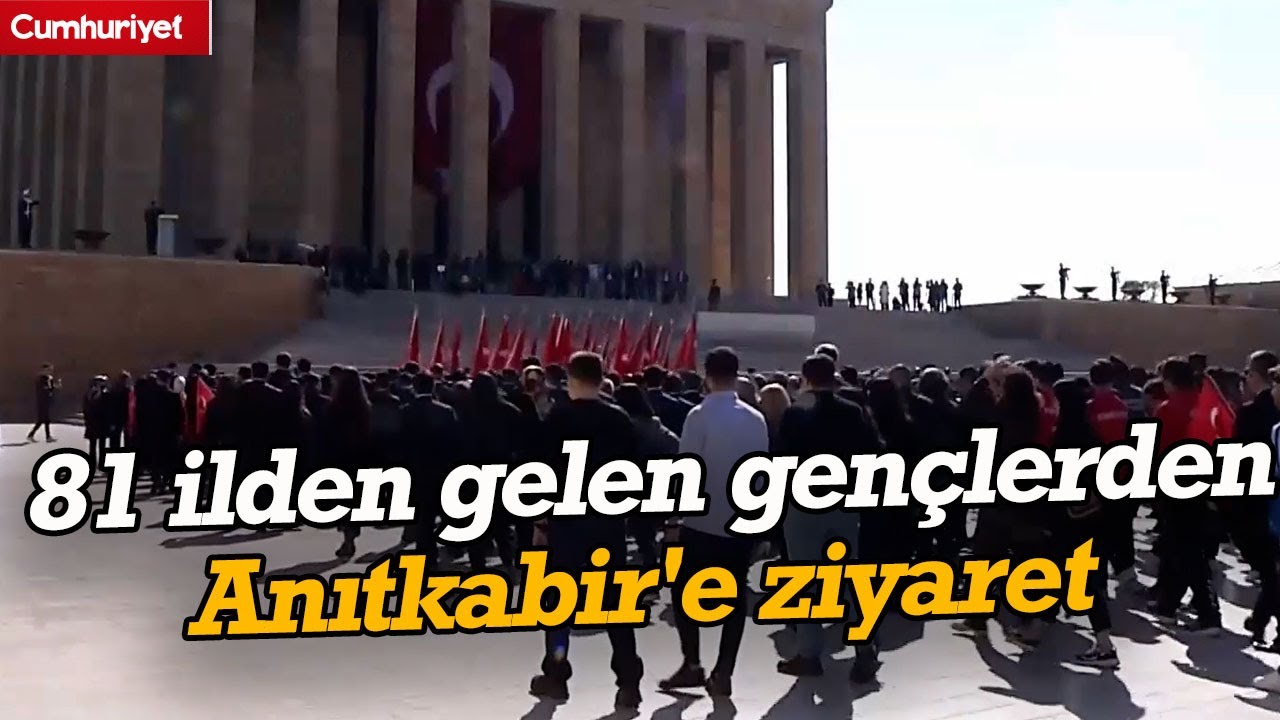 Atatürk'ü Anma, Gençlik ve Spor Bayramı... 81 ilden gelen gençlerden Anıtkabir'e ziyaret