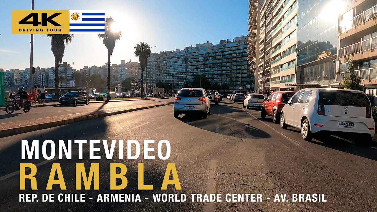 🇺🇾 MONTEVIDEO: RAMBLAS República de Chile, Armenia y Avenida Brasil | DRIVING TOUR 2025 [ 4K ]
