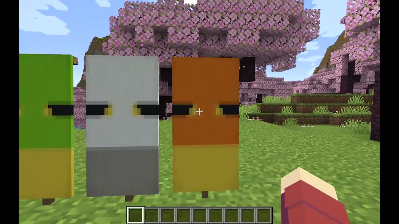 How To Make The Three Different Frog Variant Banners In Minecraft!