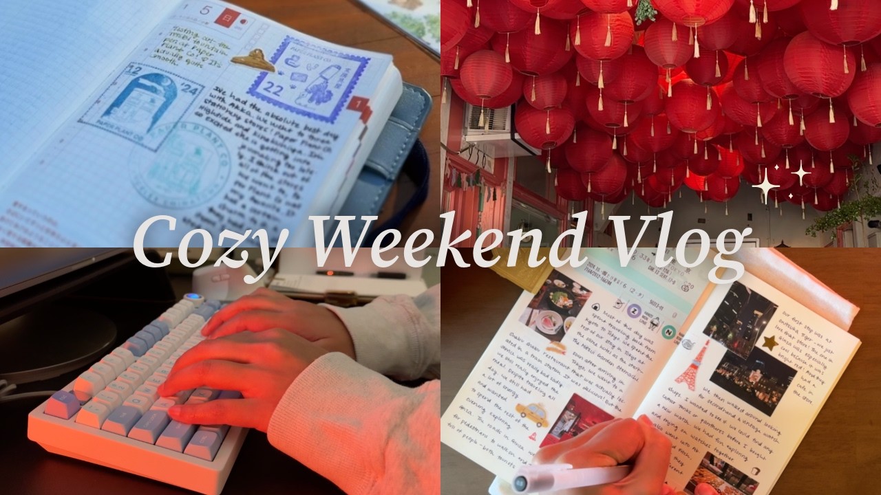 Quiet Weekend Vlog ☕️ Cozy Journaling, Stationery Shopping & Stardew Valley