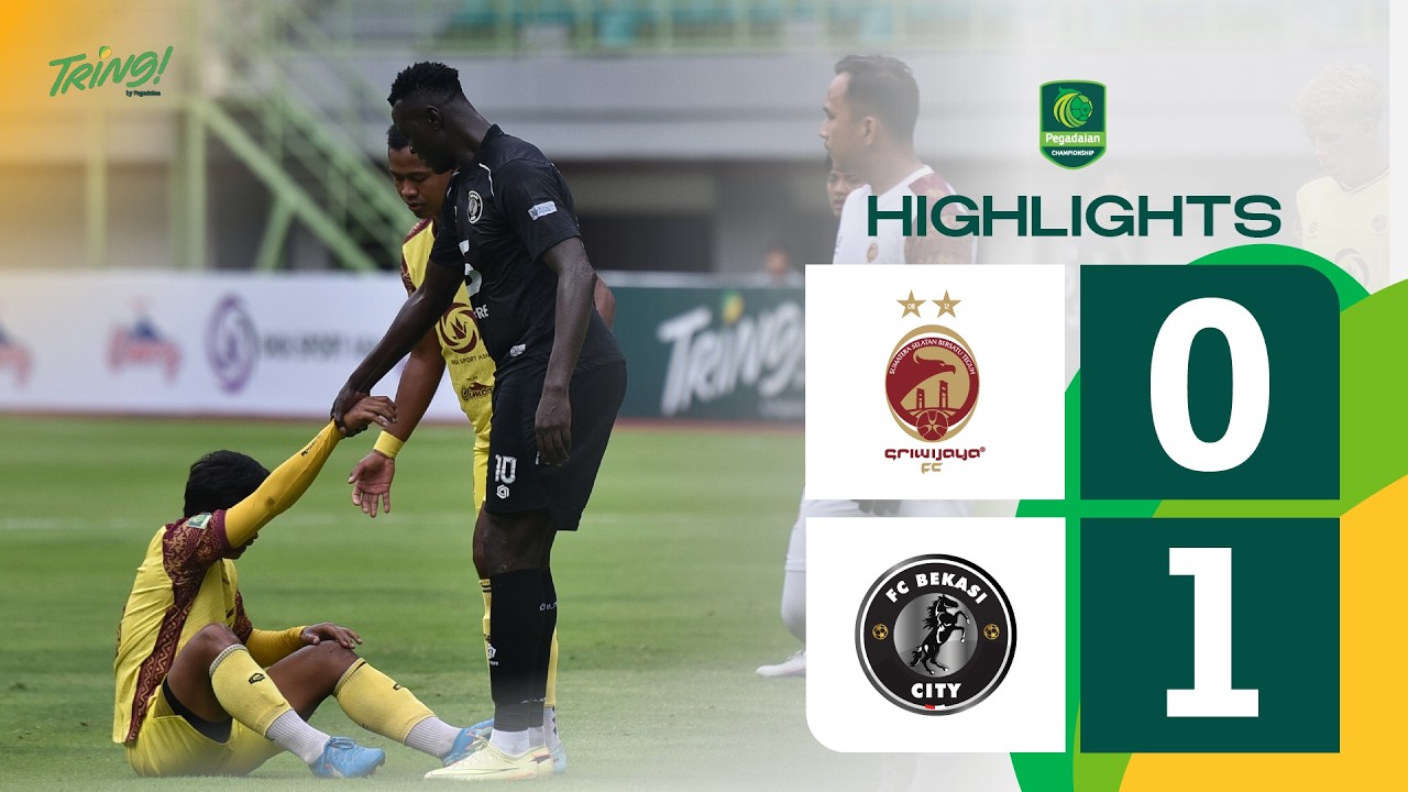 Highlight Pegadaian Championship 2025-26 | Sriwijaya FC vs FC Bekasi City | Pekan 19