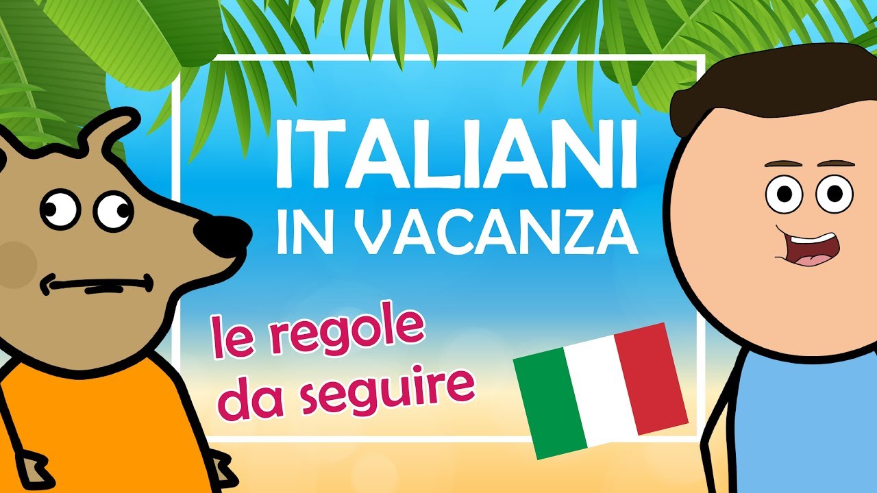 ITALIANI IN VACANZA - Le 5 Regole - Feat. FEFFA LA CAGNA | Parodia Cartone