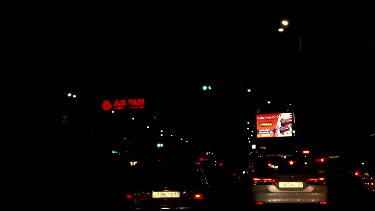 Night atmosphere aesthetic video