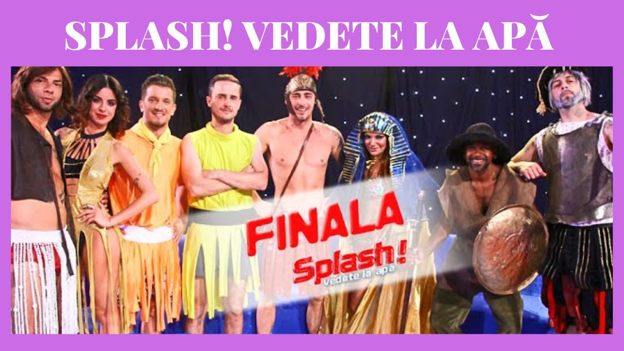 Andreea Antonescu și Vladimir Drăghia în finala SPLASH! Vedete la apă