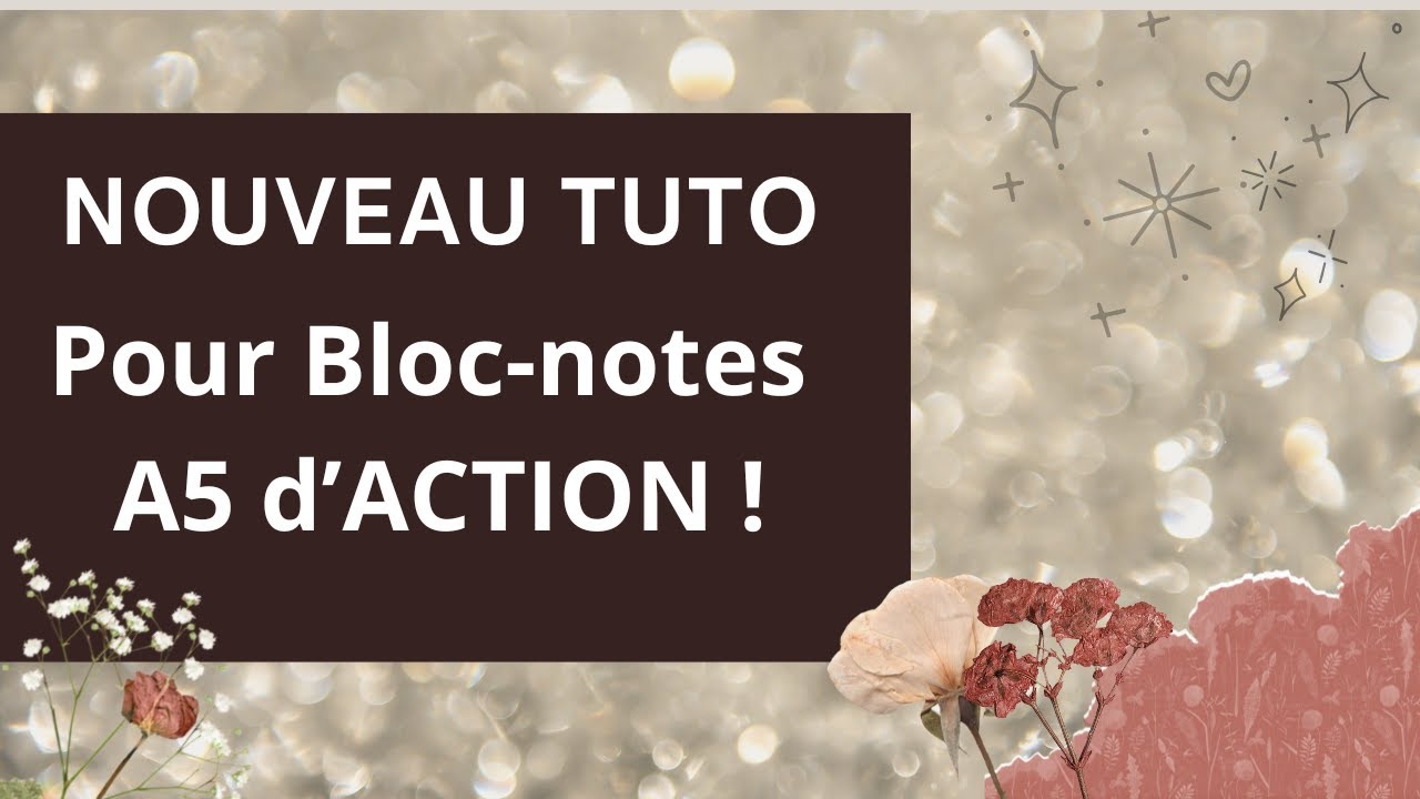 Idée n°2 pour utiliser les bloc-notes A5 d'ACTION !! Tuto Scrapbooking complet !