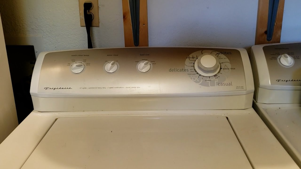 Frigidaire Top Load Washer Making Noise And Smelling Burnt