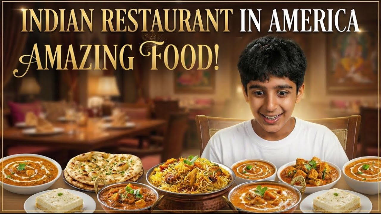 Indian Restaurant In America…(Amazing Food)