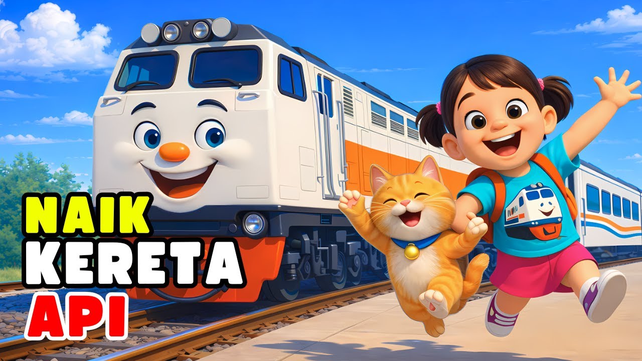 Naik Kereta Api 🚂🎵 - Lagu Anak Populer 2026 - Lagu Anak Ceria