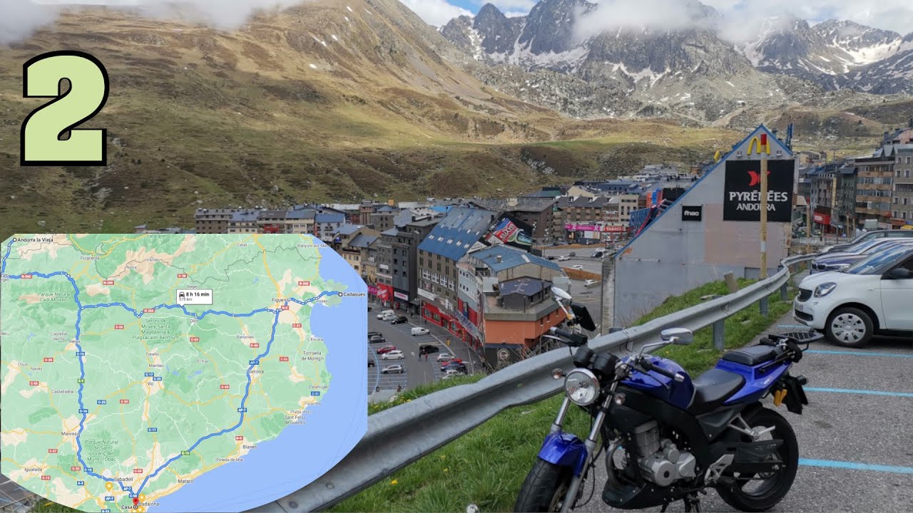 Recorro 600 km con la Daelim Roadwin 125 | Ruta Barcelona - Andorra - Cadaqués | #2#