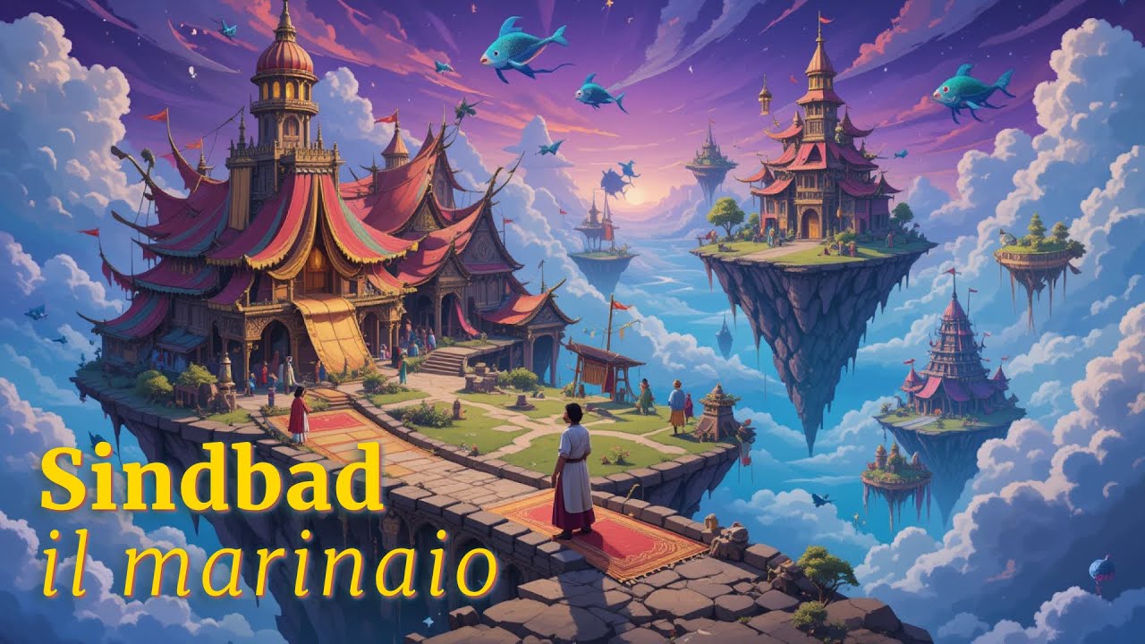 🎧 Sindbad il Marinaio – 2 ORE DI ASCOLTO Magico – Audiolibro Completo | Le Mille e Una Notte