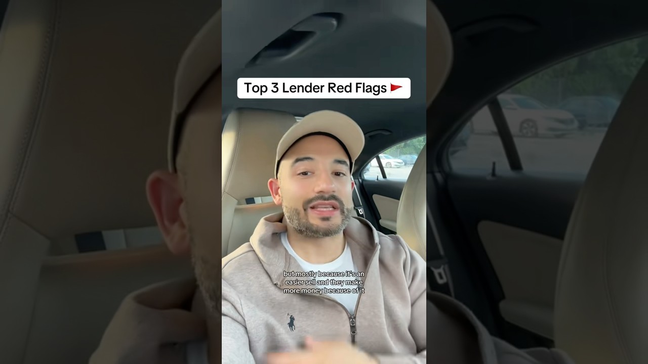 3 Lender Red Flags to watch out for when buying a house #mortgage #mortgagetips #realestate #housing