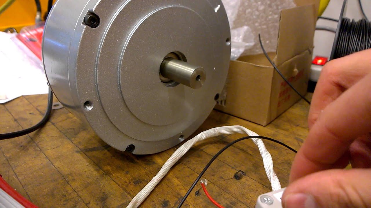 First test Golden Motor 72V HPM3000B
