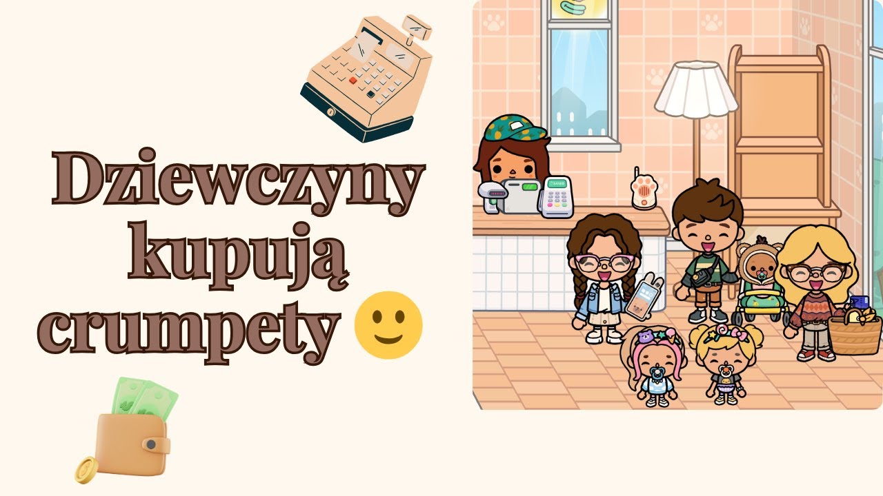 Dziewczyny kupują crumpety w Toca Boca #13