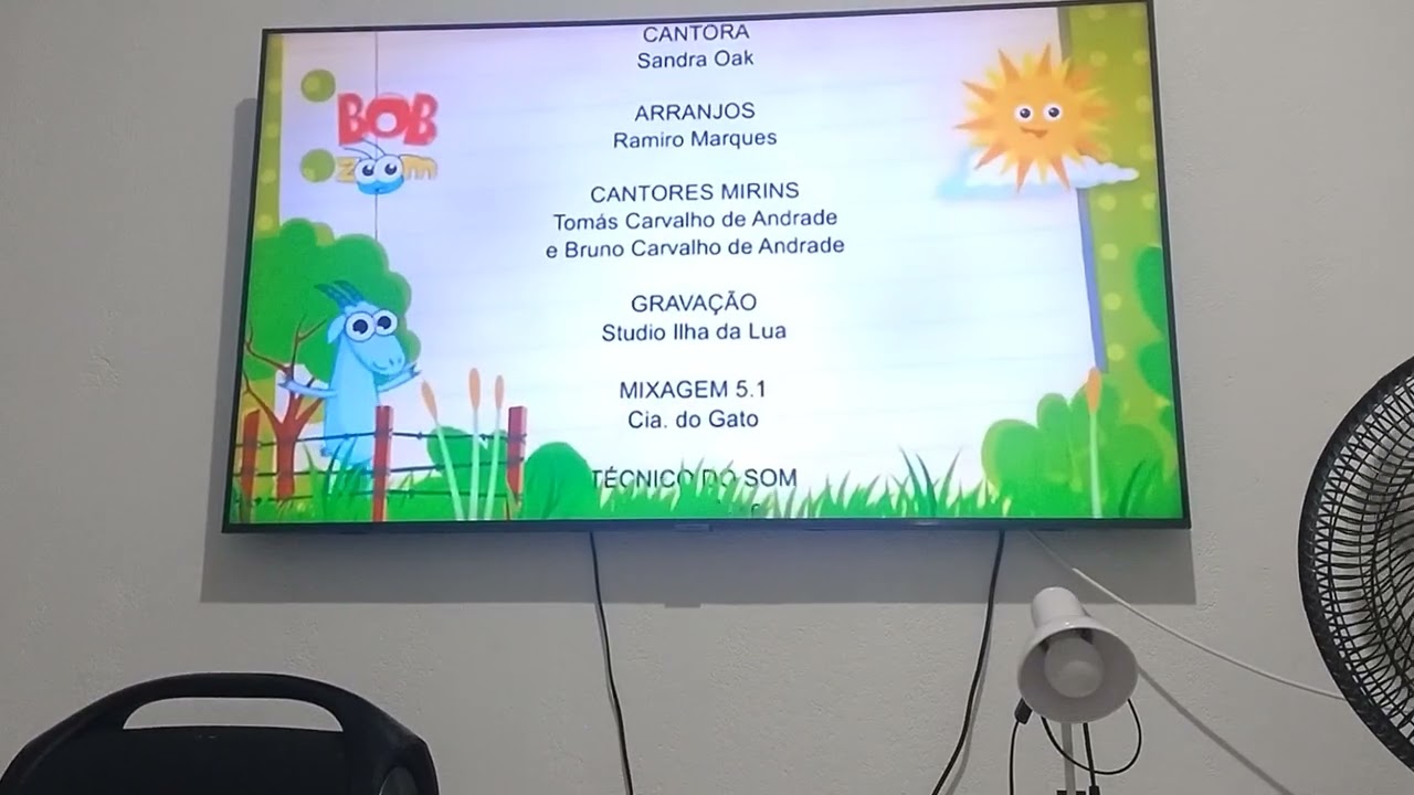 Créditos do DVD Bob zoom volume 1