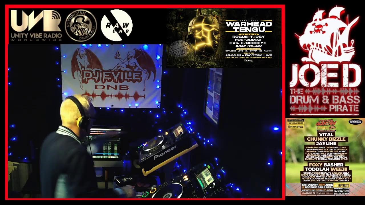 DJ EVIL E LIVE  DUB FREQUENCY RADIO   24/05/22