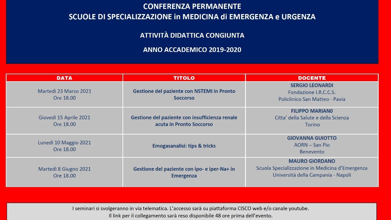 Gestione del paziente con insufficienza renale acuta in Pronto Soccorso