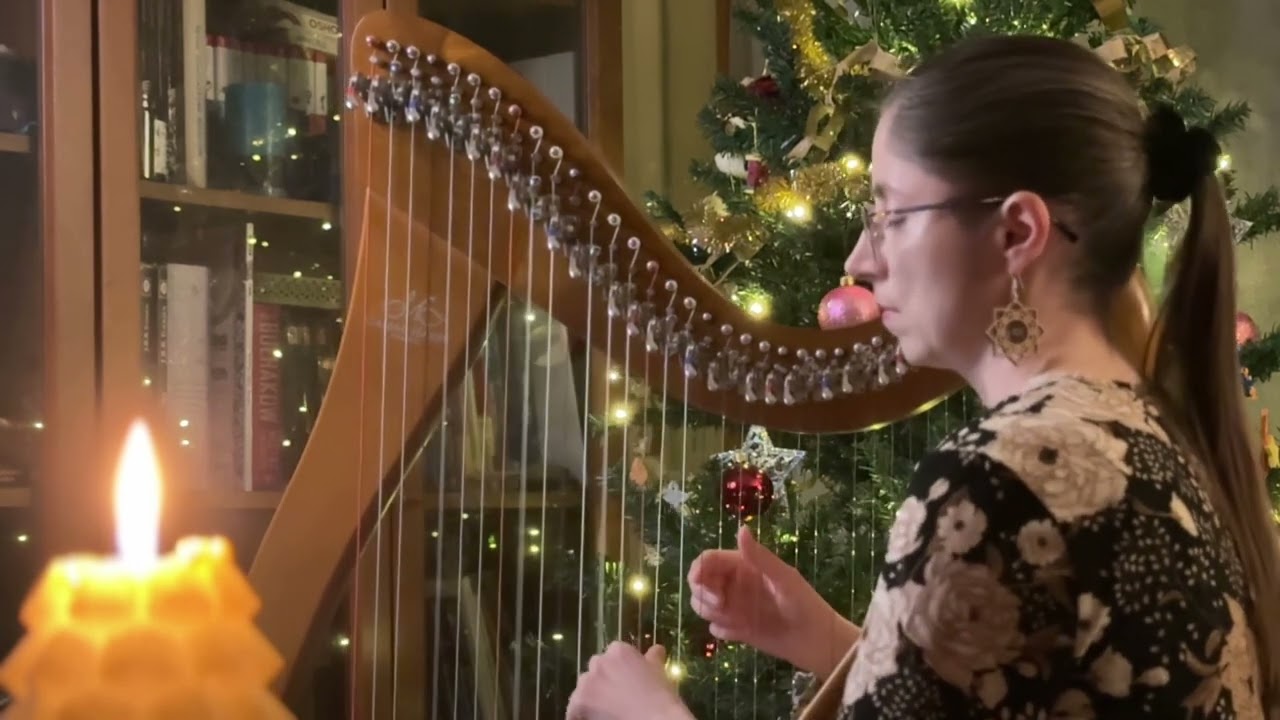 Walking in the Air - harp cover