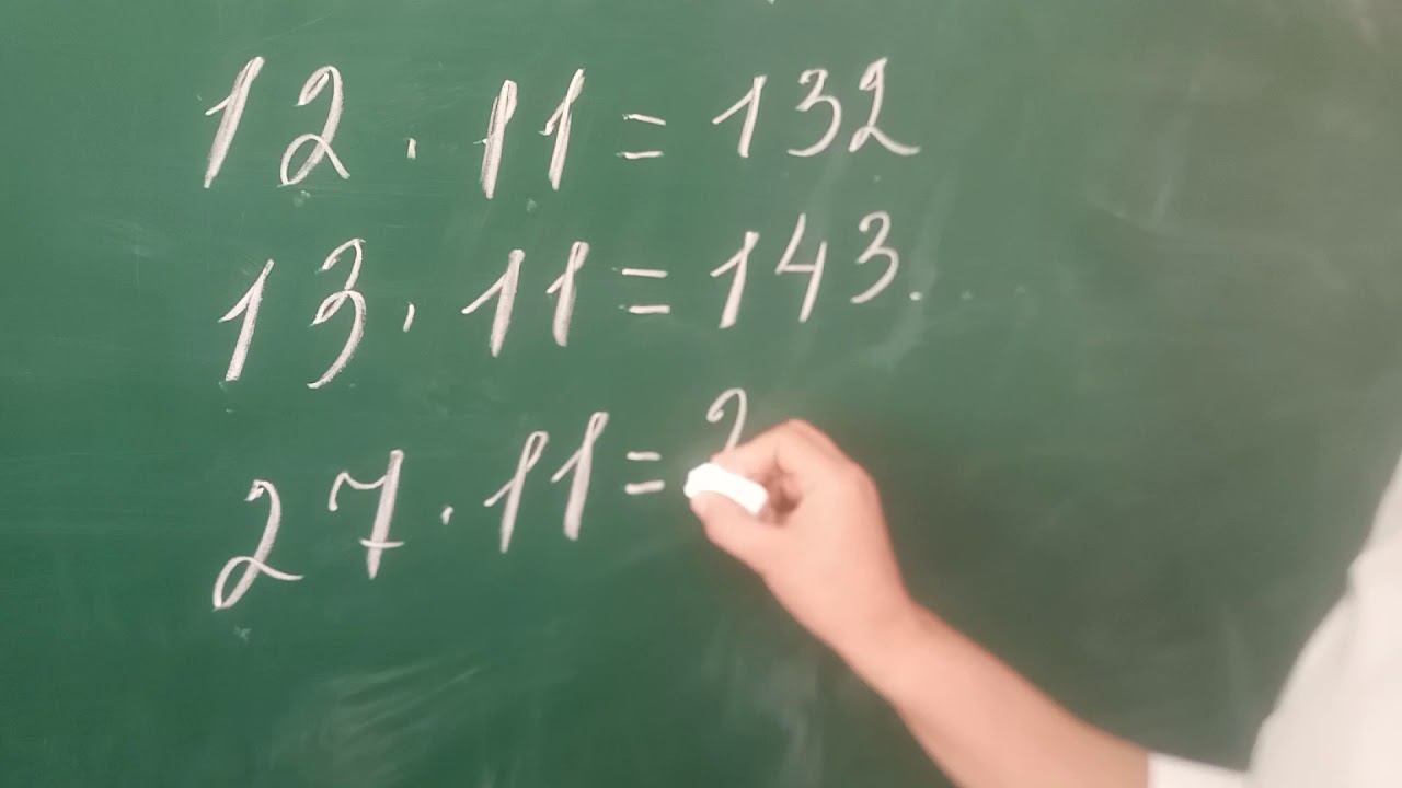 Sonni 11ga qulay usulda kópaytirish