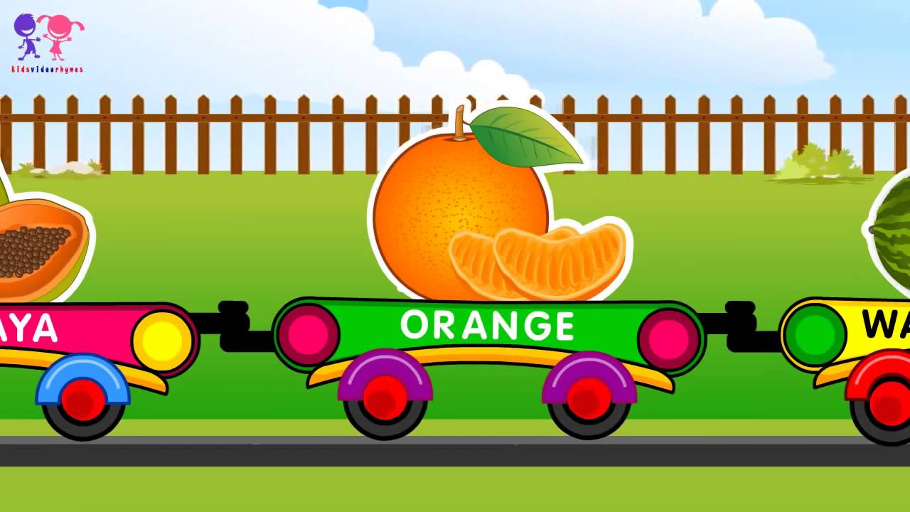 The Fruit Train! Learning Fruits for Kids