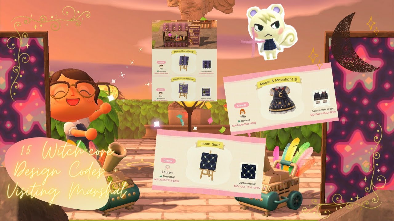 ✨🧙‍♀️15 Witch-core Design Codes + Visiting Marshal🧙‍♀️✨