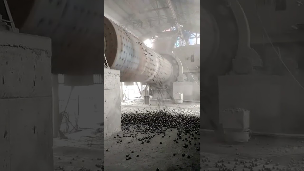 How to replace balls in large ball mill? #ballmill #machine #ball