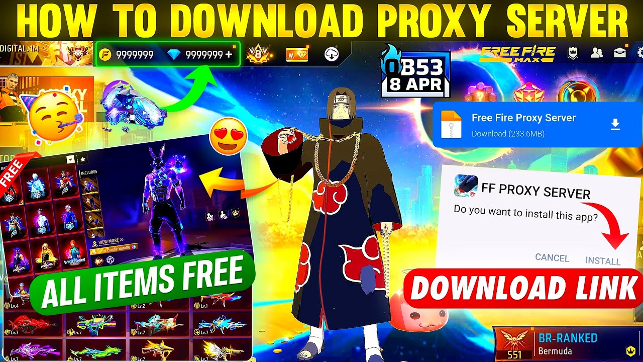 How To Download Proxy Server In Free Fire 💯😱🔥 | Free Fire Proxy Server | Proxy Server Free Fire