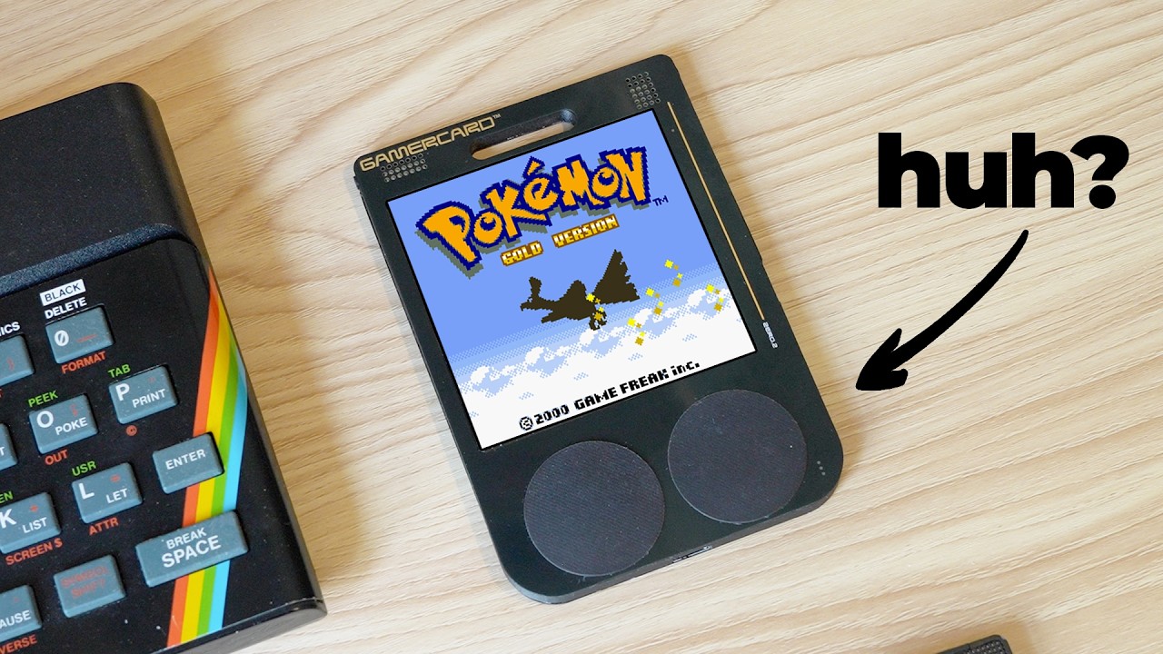 GAMERCARD &mdash; САМАЯ ТОНКАЯ в мире портативная игровая консоль?