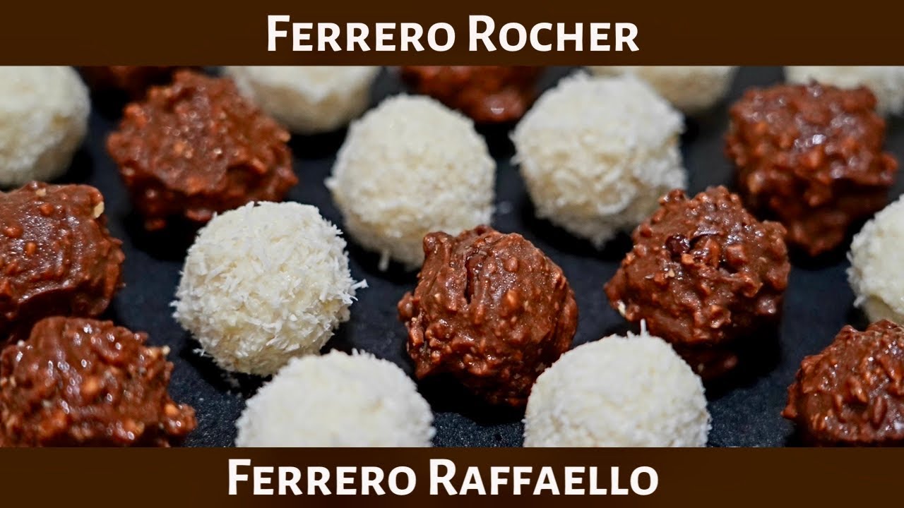 Простой рецепт приготовления шоколадных конфет Ferrero Rocher и Ferrero Raffaello дома