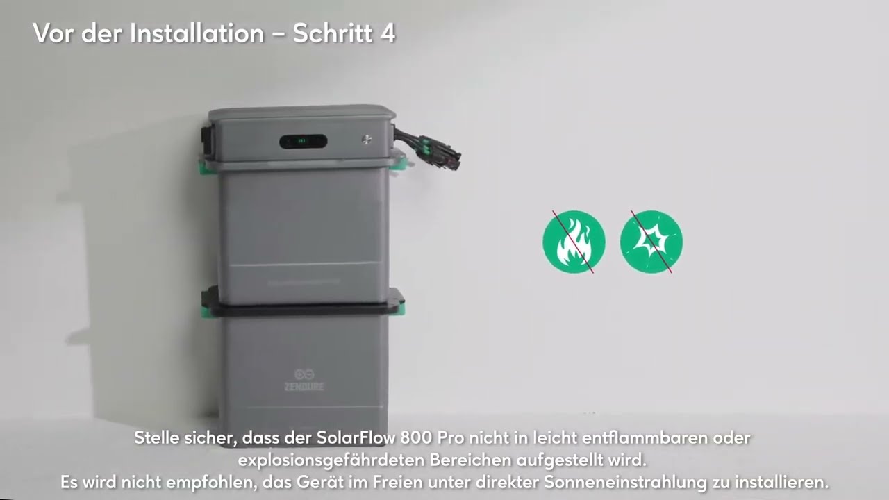 Zendure SolarFlow 800 Pro  Aufbau & Installation – Deutsch Tutorial