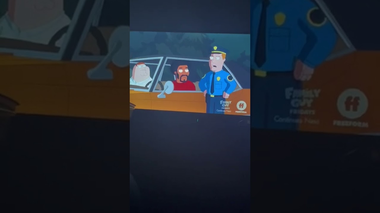 Peter Griffin is too fat to be in the car by himself