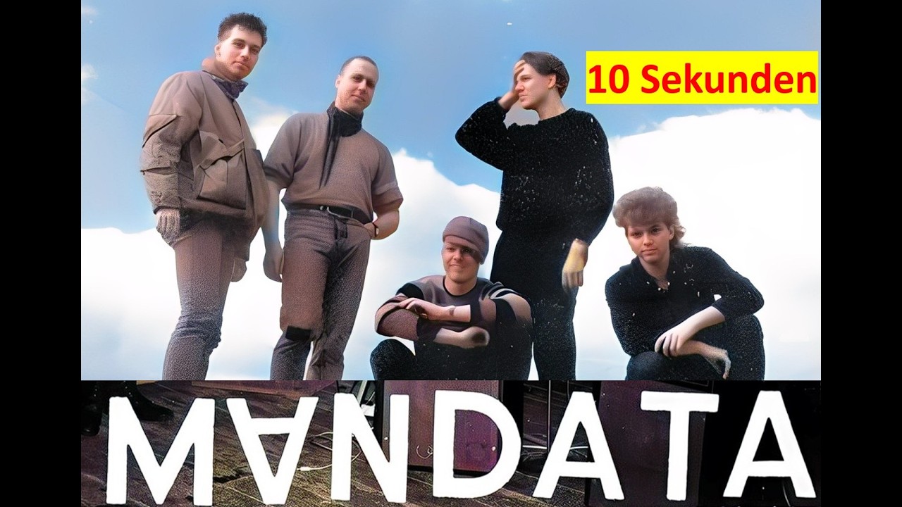 lost tapes MANDATA "10 Sekunden" 1989 with lyrics 