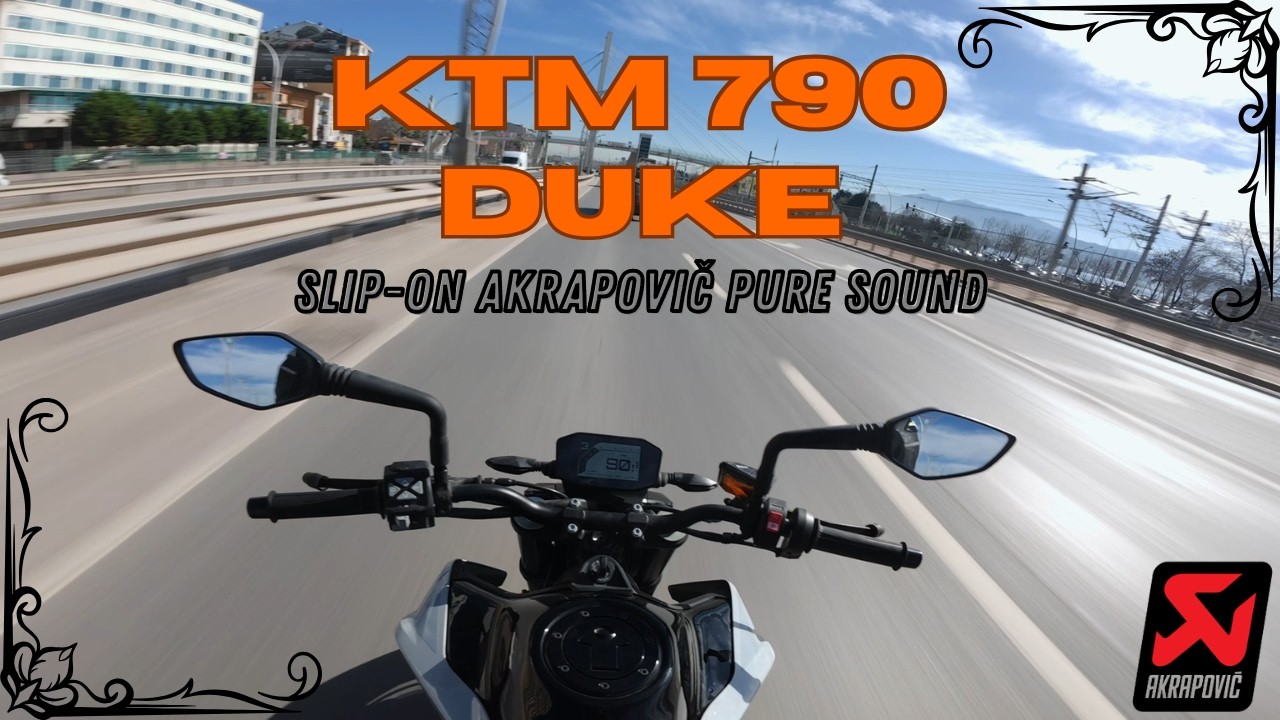KTM 790 Duke | Yeni Motorum | Akrapovič Slip-On Exhaust Sound | POV Ride 4K 
