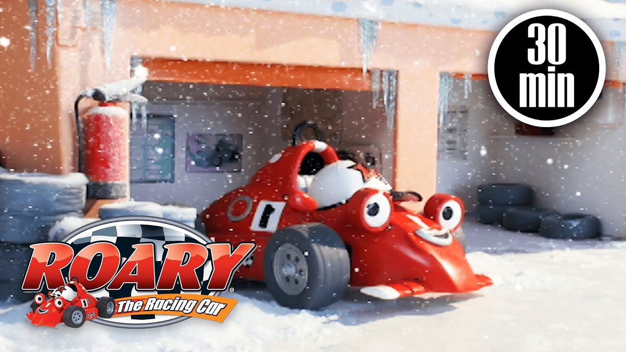 Icy Tracks and Christmas Racing | Roary the Racing Car | 2 Full Episodes | Cartoons For Kids