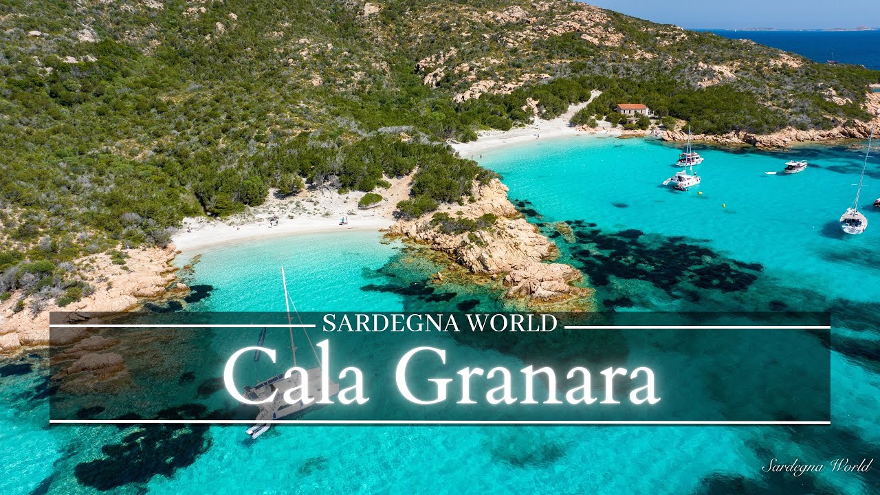 Estate a Cala Granara - Isola di Spargi [ 4K ] Sardegna World by drone