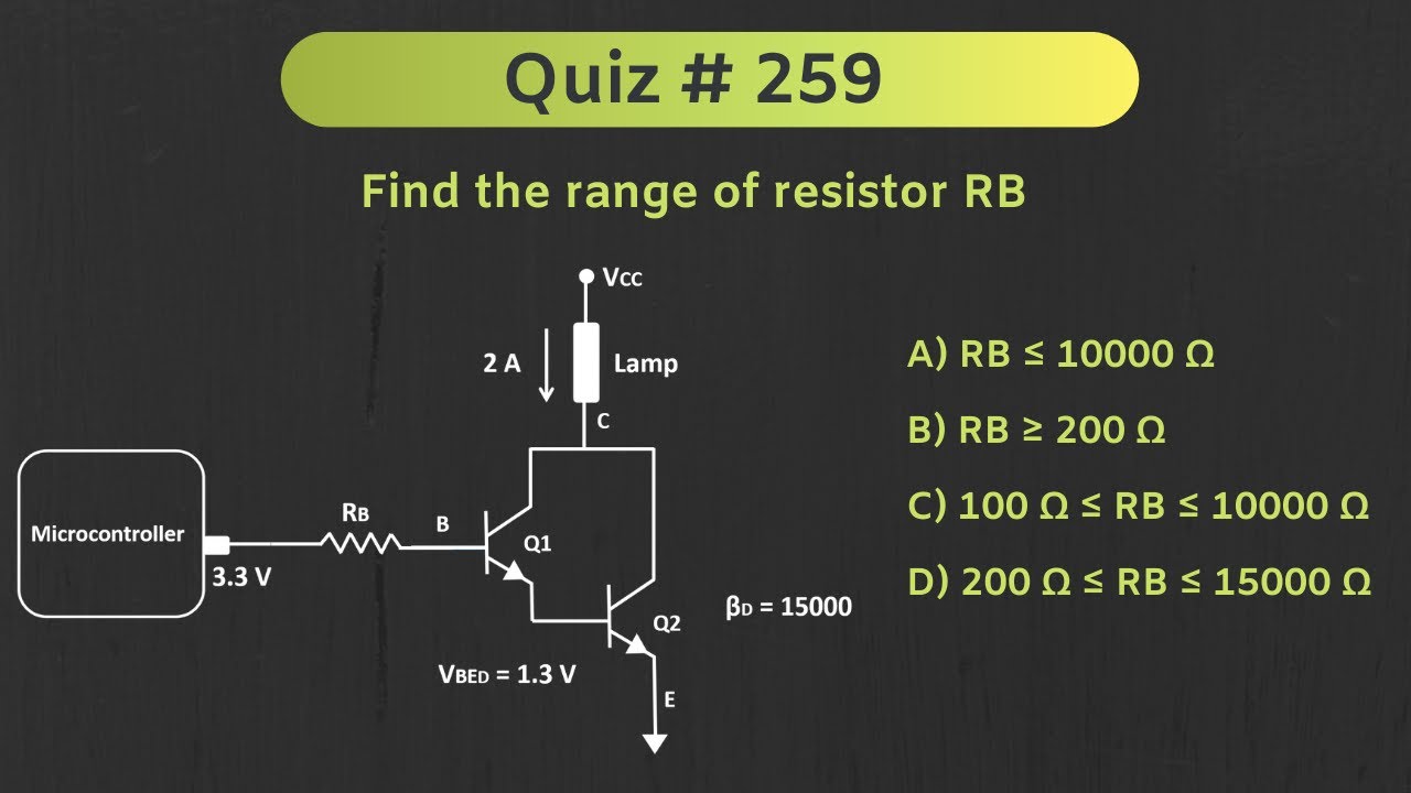 Darlington Pair | Quiz # 259
