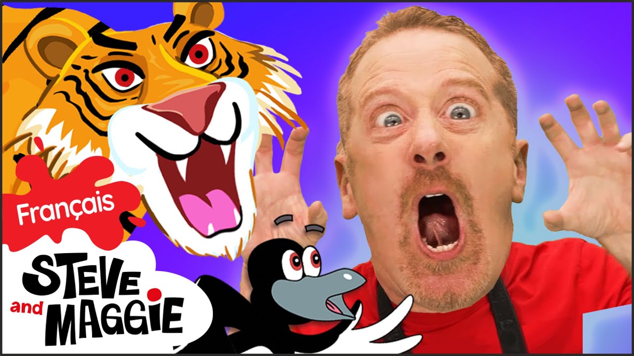 Aventure safari pour les enfants avec les animaux sauvages ET PLUS avec Steve et Maggie Français