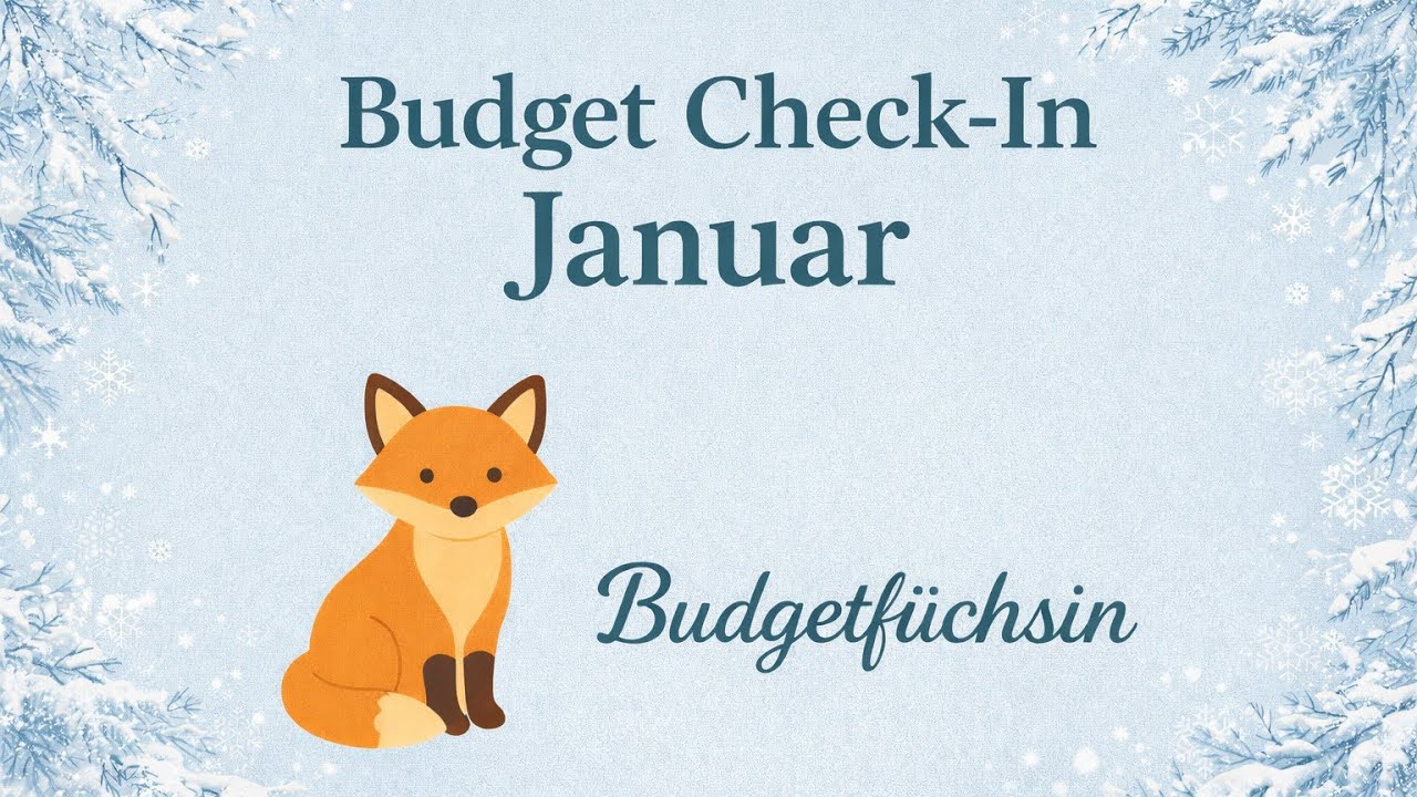 BUDGET CHECK-IN JANUAR | Umschlagmethode | Cash Envelopes 