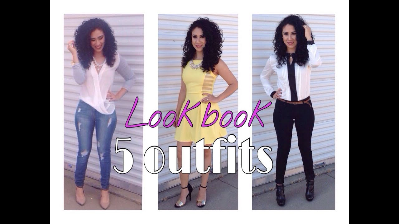 Lookbook 4 outfits casuales mas 1 extra!