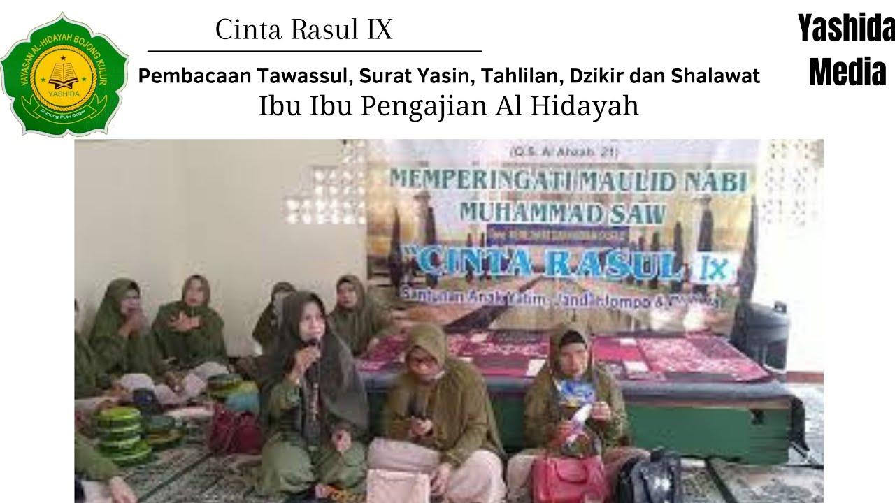 Pembacaan Surat Yasin, Tahlilan, Dzikir & Shalawat oleh Ibu2 Majlis Ta'lim Al Hidayah