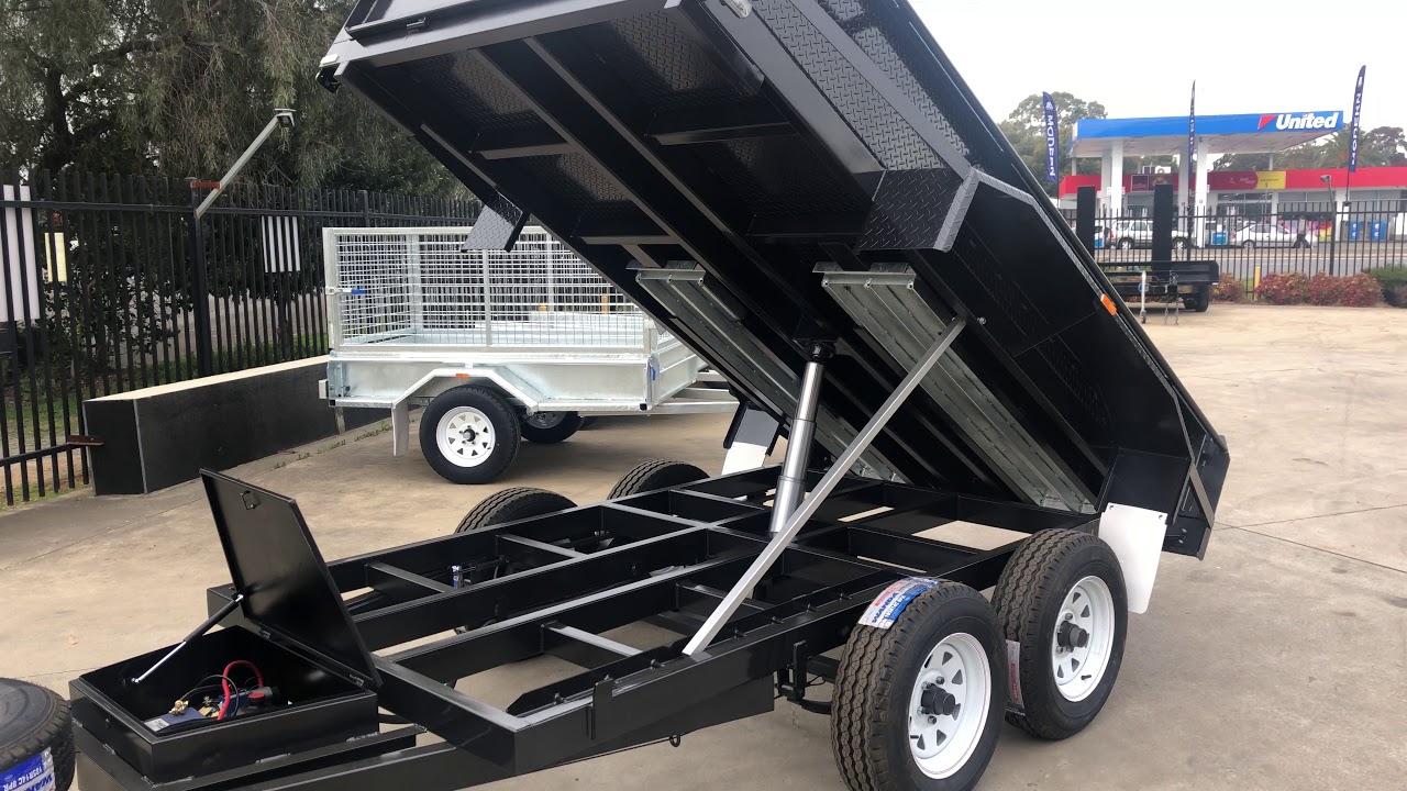 Modern Trailers Aussi Made 8x5 Tandem Tipper Trailer