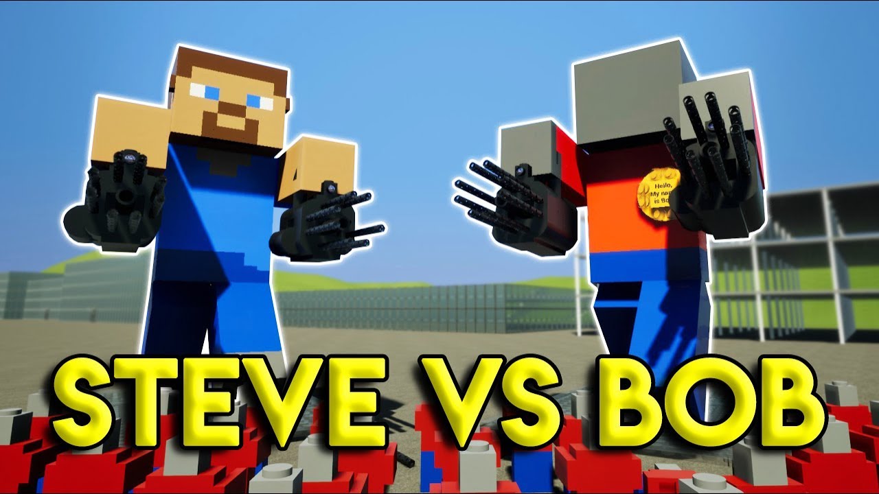 LEGO MINECRAFT MECH TAKES OUT THE CITY! - Brick Rigs Gameplay Challenge & Creations