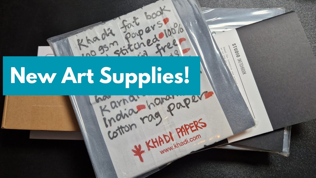 Sketchbook Dilemma Khadi Fat Book✷ Jackson's Art Supply Haul ✷